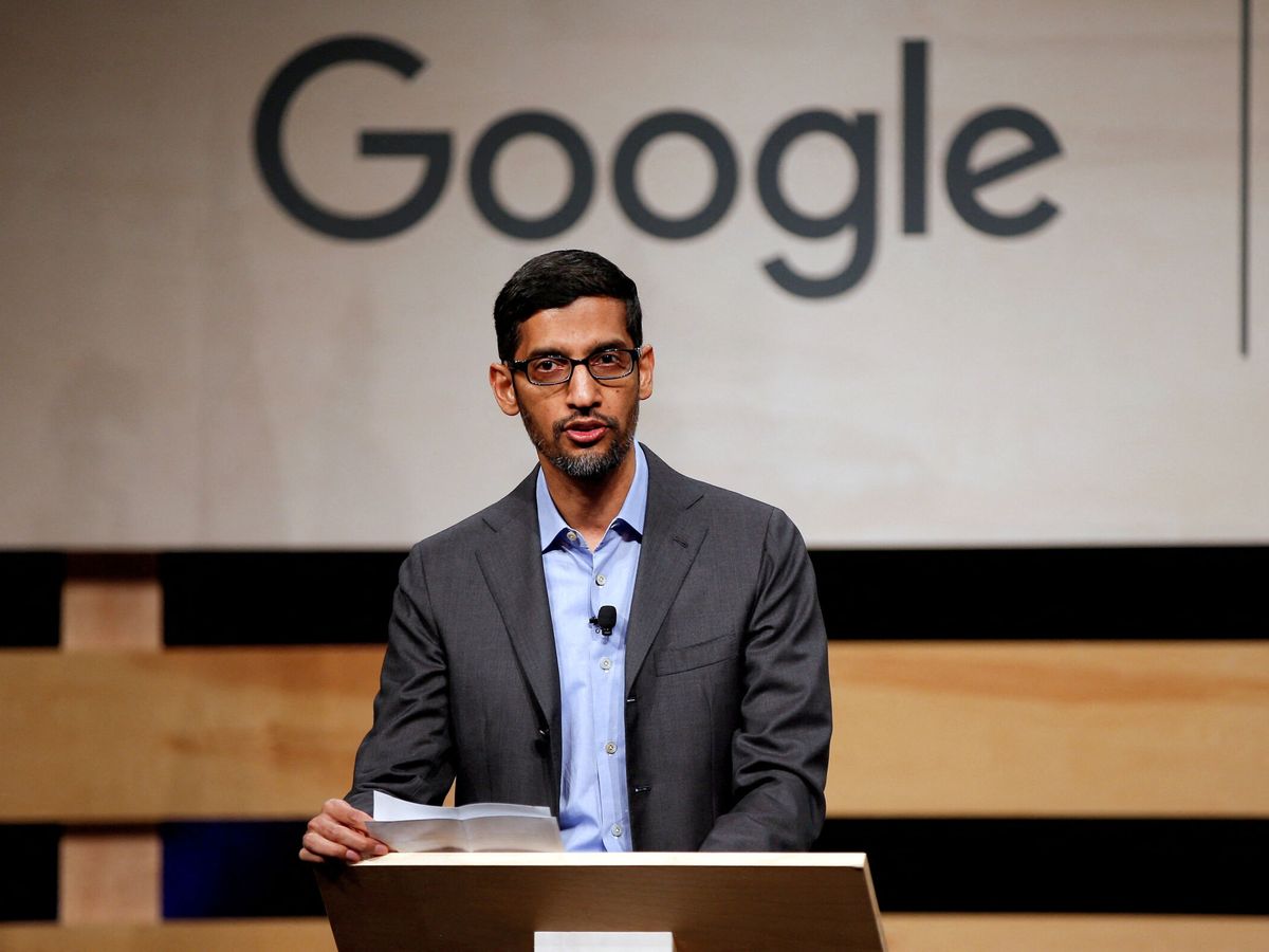 Foto: El CEO de Alphabet, Sundar Pichai. (Reuters)